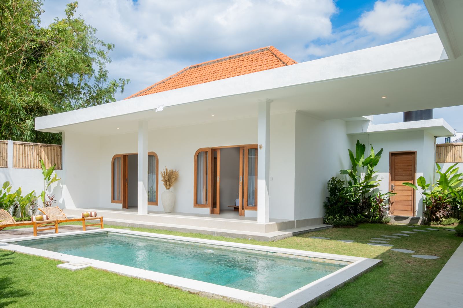 The villa and garden