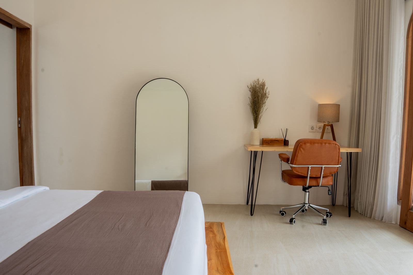 Workspace in the bedroom