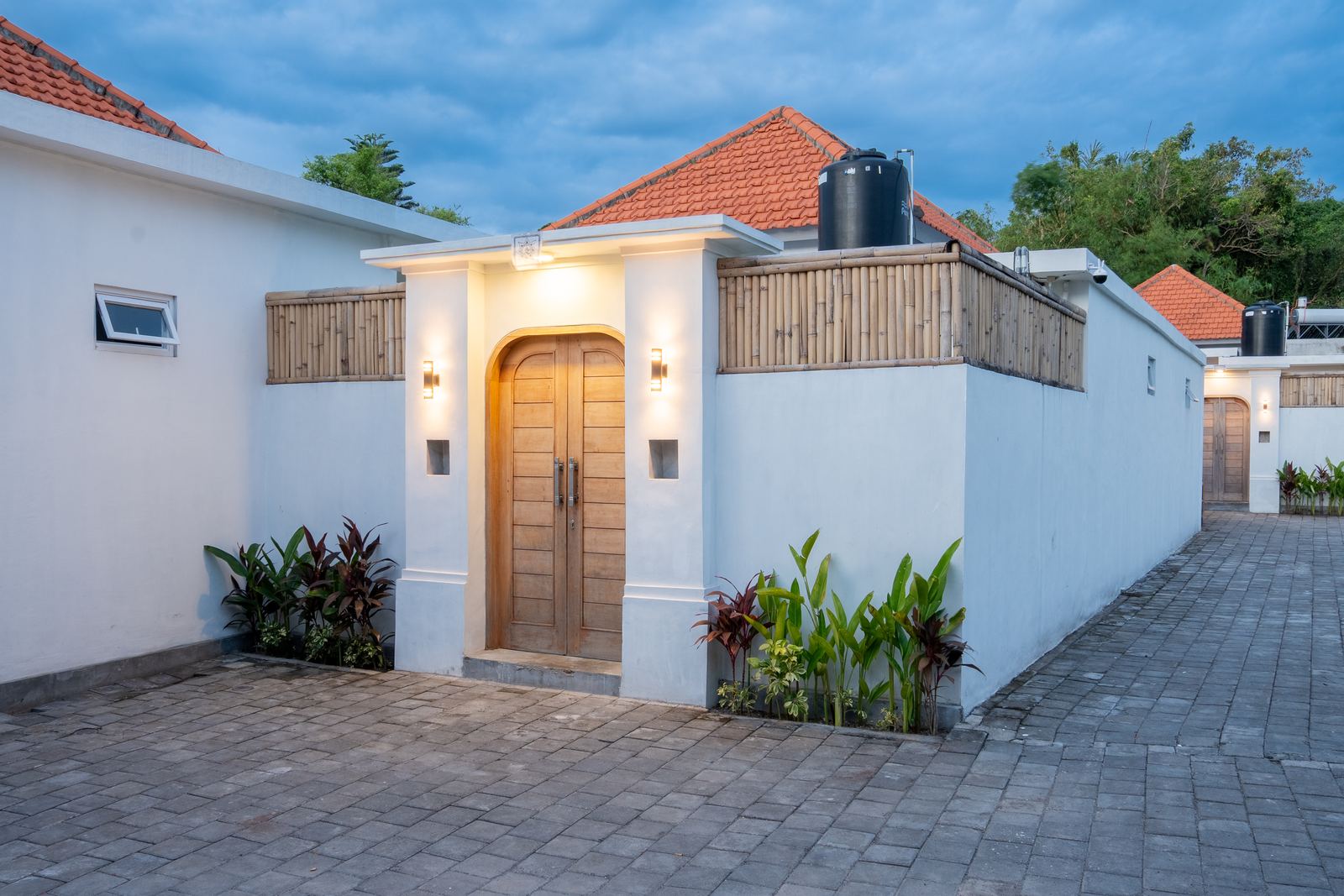 Villa entrance